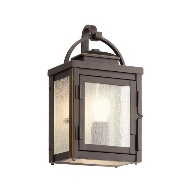 Kinkiet zewnętrzny ciemny brąz Carlson 1xE27x60W IP44 Kichler 896661