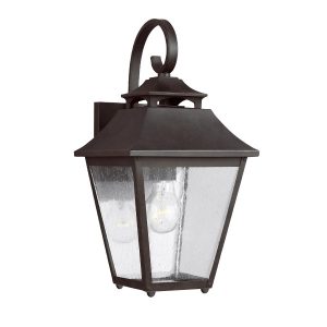 Kinkiet zewnętrzny ciemny brąz Galena 1xE27x60W IP44 Feiss 894907