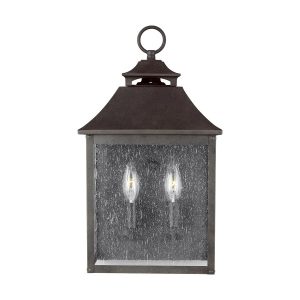 Kinkiet zewnętrzny ciemny brąz Galena 2xE14x40W IP44 Feiss 895900