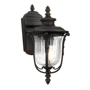 Kinkiet zewnętrzny ciemny brąz Luverne 1xE27x60W IP44 Kichler 897728 Kinkiet zewnętrzny ciemny brąz Luverne 1xE27x60W IP44 Kichler 897728