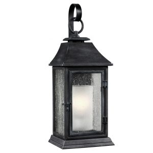 Kinkiet zewnętrzny ciemny postarzany cynk Shepherd 1xE27x60W IP44 Feiss 896530 Kinkiet zewnętrzny ciemny postarzany cynk Shepherd 1xE27x60W IP44 Feiss 896530