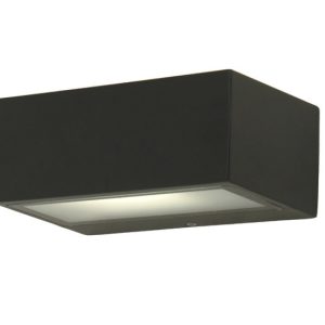 Kinkiet zewnętrzny ciemny szary GEMINI 1xE27x40W IP44 Lutec 896668 Kinkiet zewnętrzny ciemny szary GEMINI 1xE27x40W IP44 Lutec 896668