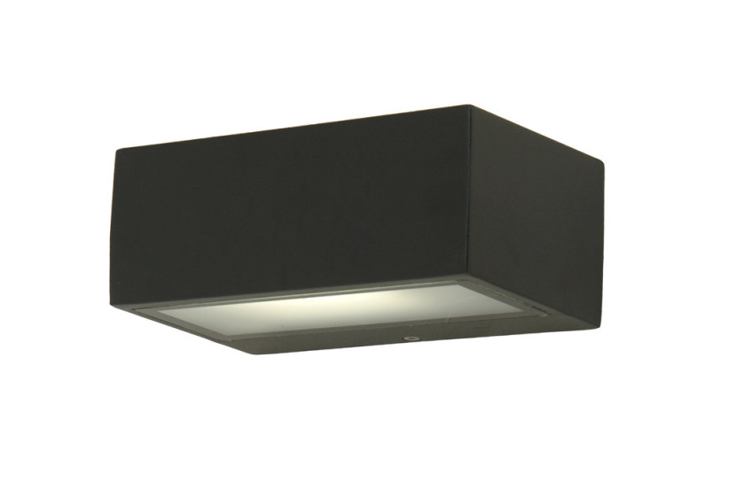 Kinkiet zewnętrzny ciemny szary GEMINI 1xE27x40W IP44 Lutec 896668