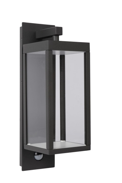 Kinkiet zewnętrzny CLAIRETTE czujnik antracyt LED 1x15W 650lm IP54 Lucide 1017052