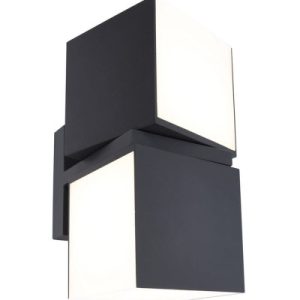 Kinkiet zewnętrzny CUBA antracytowo-biały LED 1x23W 1000lm IP54 Lutec 894823 Kinkiet zewnętrzny CUBA antracytowo-biały LED 1x23W 1000lm IP54 Lutec 894823