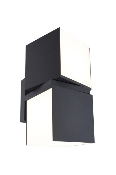 Kinkiet zewnętrzny CUBA antracytowo-biały LED 1x23W 1000lm IP54 Lutec 894823