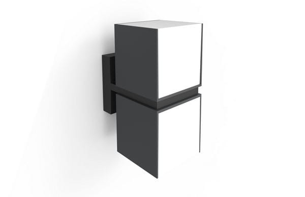 Kinkiet zewnętrzny CUBA antracytowo-biały LED 1x23W 1000lm IP54 Lutec 1017095