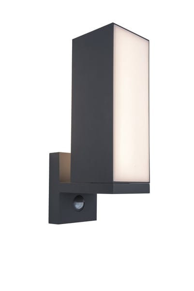 Kinkiet zewnętrzny CUBA z czujnikiem antracyt LED 1x13W 1000lm IP54 Lutec 1017067