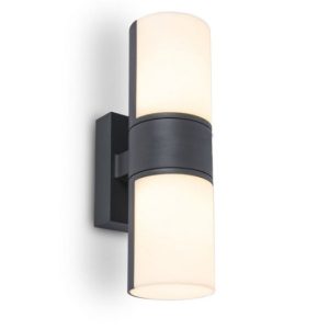 Kinkiet zewnętrzny CYRA antracytowo-biały LED 1x15W 1000lm IP54 Lutec 1017036 Kinkiet zewnętrzny CYRA antracytowo-biały LED 1x15W 1000lm IP54 Lutec 1017036