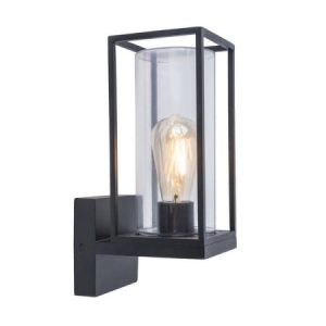 Kinkiet zewnętrzny czarno-biały FLAIR 1xE27x40W IP44 Lutec 1016819 Kinkiet zewnętrzny czarno-biały FLAIR 1xE27x40W IP44 Lutec 1016819