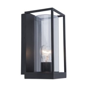Kinkiet zewnętrzny czarno-biały FLAIR 1xE27x40W IP44 Lutec 1016610 Kinkiet zewnętrzny czarno-biały FLAIR 1xE27x40W IP44 Lutec 1016610