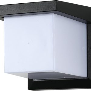 Kinkiet zewnętrzny czarno-biały Taurus 1xE27x30W IP54 IdeaLED 898782 Kinkiet zewnętrzny czarno-biały Taurus 1xE27x30W IP54 IdeaLED 898782