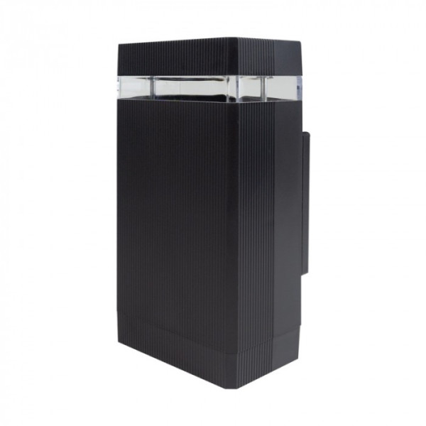 Kinkiet zewnętrzny czarno-przezroczysty 1xGU10x15W IP44 Ecolight 1016193