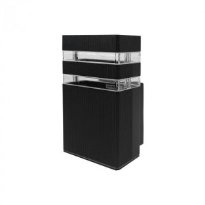 Kinkiet zewnętrzny czarno-przezroczysty Kinkiety 1xGU10x35W IP54 Ecolight 1016464 Kinkiet zewnętrzny czarno-przezroczysty Kinkiety 1xGU10x35W IP54 Ecolight 1016464