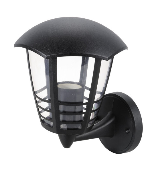 Kinkiet zewnętrzny czarno-przezroczysty Marseille 1xE27x60W IP44 Rabalux 898612