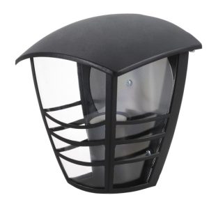 Kinkiet zewnętrzny czarno-przezroczysty Marseille 1xE27x60W IP44 Rabalux 898570 Kinkiet zewnętrzny czarno-przezroczysty Marseille 1xE27x60W IP44 Rabalux 898570