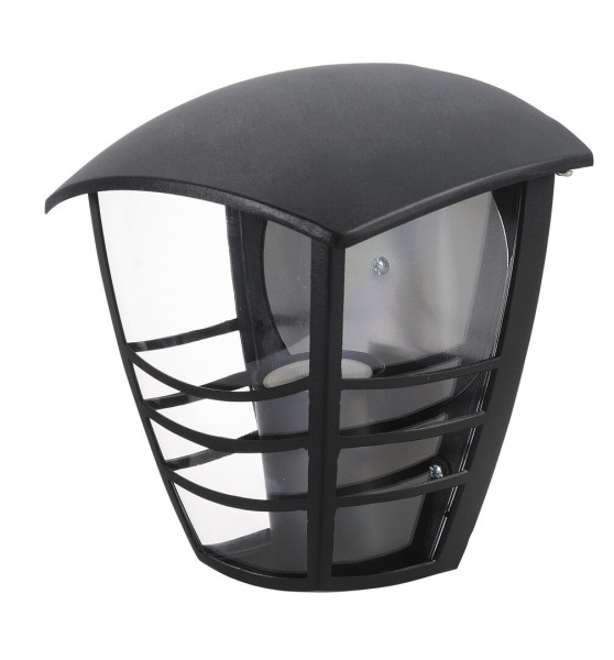 Kinkiet zewnętrzny czarno-przezroczysty Marseille 1xE27x60W IP44 Rabalux 898570