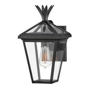 Kinkiet zewnętrzny czarno-przezroczysty PALMA 1xE27x60W IP44 Hinkley 896560 Kinkiet zewnętrzny czarno-przezroczysty PALMA 1xE27x60W IP44 Hinkley 896560