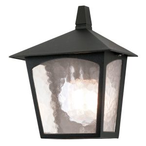 Kinkiet zewnętrzny czarno-przezroczysty York 1xE27x60W IP23 Elstead 898914 Kinkiet zewnętrzny czarno-przezroczysty York 1xE27x60W IP23 Elstead 898914