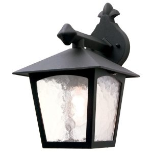 Kinkiet zewnętrzny czarno-przezroczysty York 1xE27x60W IP23 Elstead 899041 Kinkiet zewnętrzny czarno-przezroczysty York 1xE27x60W IP23 Elstead 899041