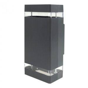 Kinkiet zewnętrzny czarny 2xGU10x15W wym:20×9,6×8,5cm IP44 Ecolight 1016205 Kinkiet zewnętrzny czarny 2xGU10x15W wym:20×9,6×8,5cm IP44 Ecolight 1016205