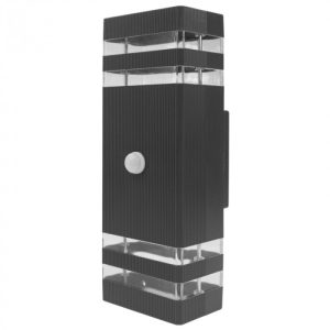 Kinkiet zewnętrzny czarny 2xGU10x15W wym:25,7×9,6×8,5cm IP44 Ecolight 1016197 Kinkiet zewnętrzny czarny 2xGU10x15W wym:25,7×9,6×8,5cm IP44 Ecolight 1016197