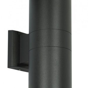 Kinkiet zewnętrzny czarny Adela 2xE27x60W IP54 SU-MA 1017129