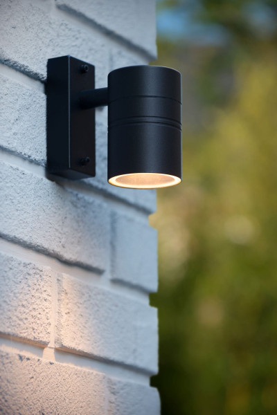 Kinkiet zewnętrzny czarny ARNE-LED 1xGU10x5W IP44 Lucide 1017097