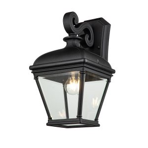 Kinkiet zewnętrzny czarny Bayview 1xE27x60W IP44 Elstead 896847 Kinkiet zewnętrzny czarny Bayview 1xE27x60W IP44 Elstead 896847