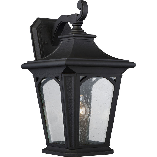 Kinkiet zewnętrzny czarny Bedford 1xE27x60W IP44 Quoizel 896856