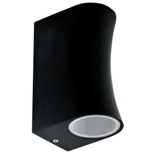 Kinkiet zewnętrzny czarny BOSTON 2xGU10x10W IP44 Polux 894828 Kinkiet zewnętrzny czarny BOSTON 2xGU10x10W IP44 Polux 894828