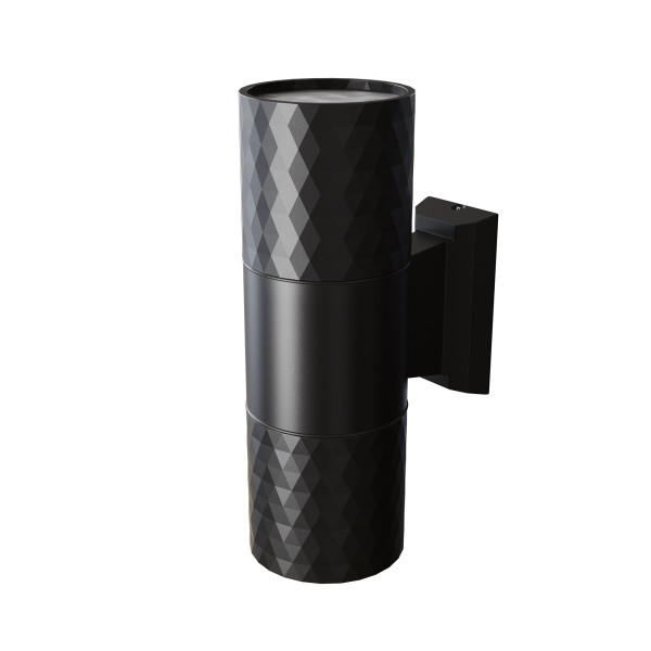 Kinkiet zewnętrzny czarny Bowery 2xGU10x50W IP54 Maytoni 894813