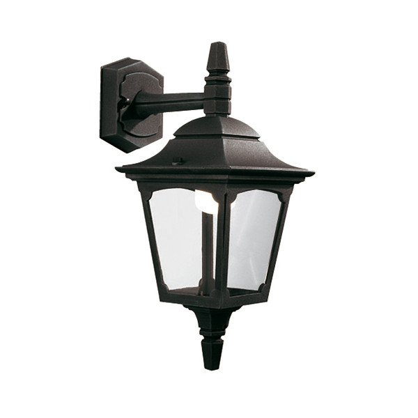 Kinkiet zewnętrzny czarny Chapel Mini 1xE27x60W IP44 Elstead 232636