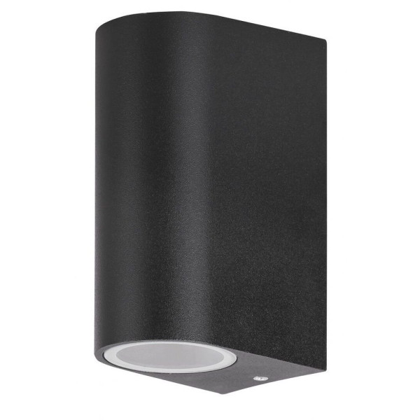 Kinkiet zewnętrzny czarny Chile 2xGU10x35W IP44 Rabalux 961292