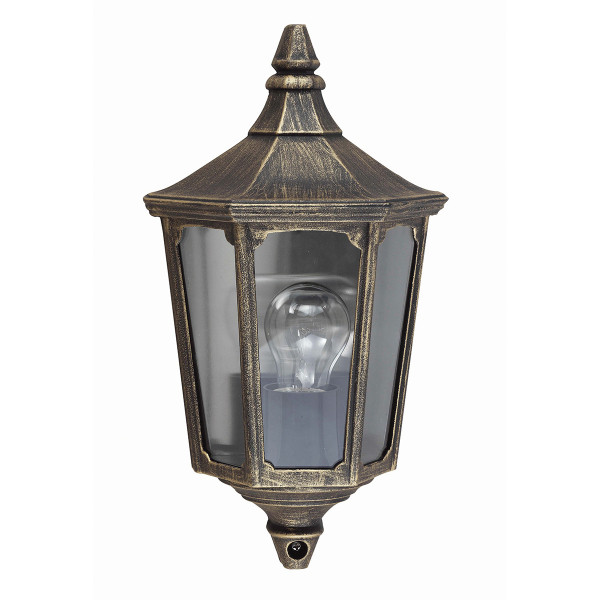 Kinkiet zewnętrzny czarny Cricklade 1xE27x60W IP44 Garden Zone 898902