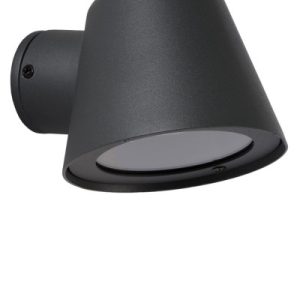 Kinkiet zewnętrzny czarny DINGO 1xGU10x5W IP44 Lucide 1017171 Kinkiet zewnętrzny czarny DINGO 1xGU10x5W IP44 Lucide 1017171