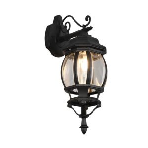 Kinkiet zewnętrzny czarny ELVO 1xE27x60W IP23 Trio 897731 Kinkiet zewnętrzny czarny ELVO 1xE27x60W IP23 Trio 897731