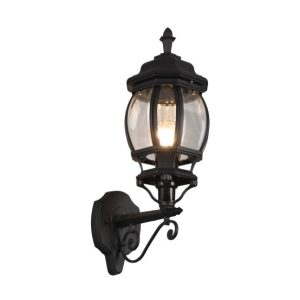 Kinkiet zewnętrzny czarny ELVO 1xE27x60W IP23 Trio 897680 Kinkiet zewnętrzny czarny ELVO 1xE27x60W IP23 Trio 897680