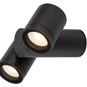 Kinkiet zewnętrzny czarny ENOL 2xGU10x35W IP44 Rabalux 896777 Kinkiet zewnętrzny czarny ENOL 2xGU10x35W IP44 Rabalux 896777