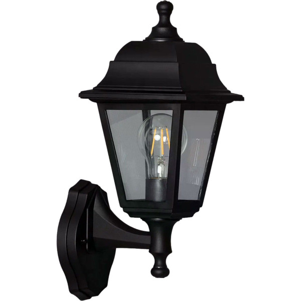 Kinkiet zewnętrzny czarny Federico 1xE27x40W IP44 Abruzzo 898544