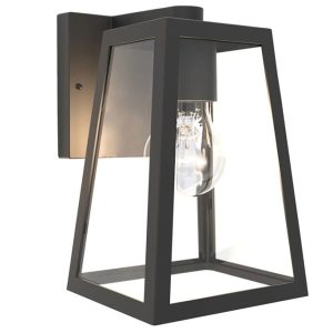 Kinkiet zewnętrzny czarny FIA 1xE27x40W IP44 Lutec 1017100 Kinkiet zewnętrzny czarny FIA 1xE27x40W IP44 Lutec 1017100