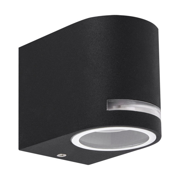 Kinkiet zewnętrzny czarny FOREST 1xGU10x35W IP54 Struhm 896946