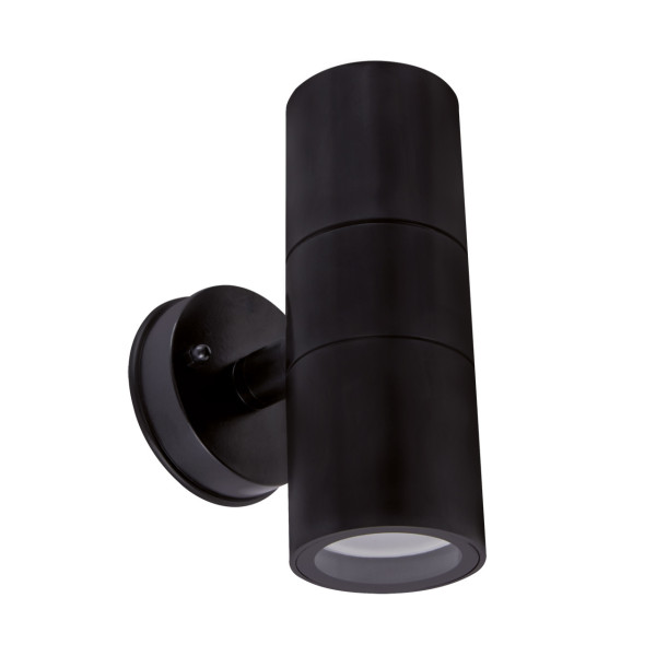 Kinkiet zewnętrzny czarny GORDON 2xGU10x7W IP54 Struhm 896892