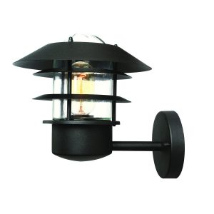 Kinkiet zewnętrzny czarny Helsingor 1xE27x60W IP44 Elstead 895838 Kinkiet zewnętrzny czarny Helsingor 1xE27x60W IP44 Elstead 895838