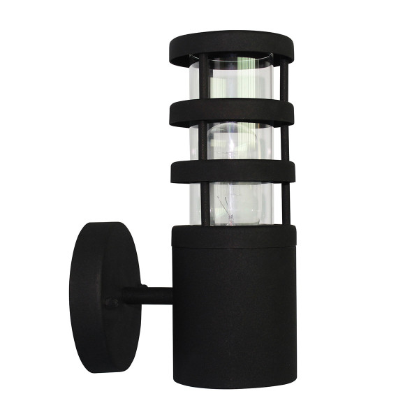 Kinkiet zewnętrzny czarny Hornbaek 1xE27x60W IP44 Elstead 232604