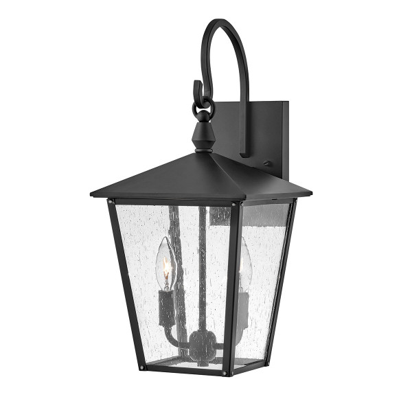 Kinkiet zewnętrzny czarny Huntersfield 2xE14x40W IP44 Hinkley 898596