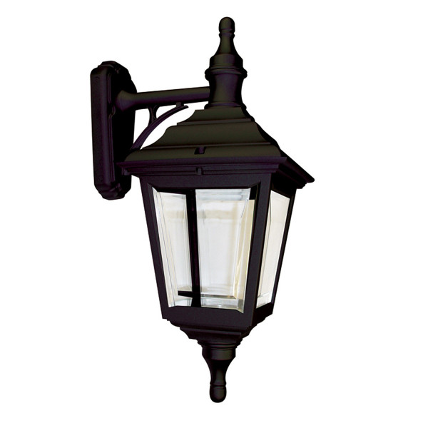 Kinkiet zewnętrzny czarny Kerry 1xE27x60W IP44 Elstead 897785