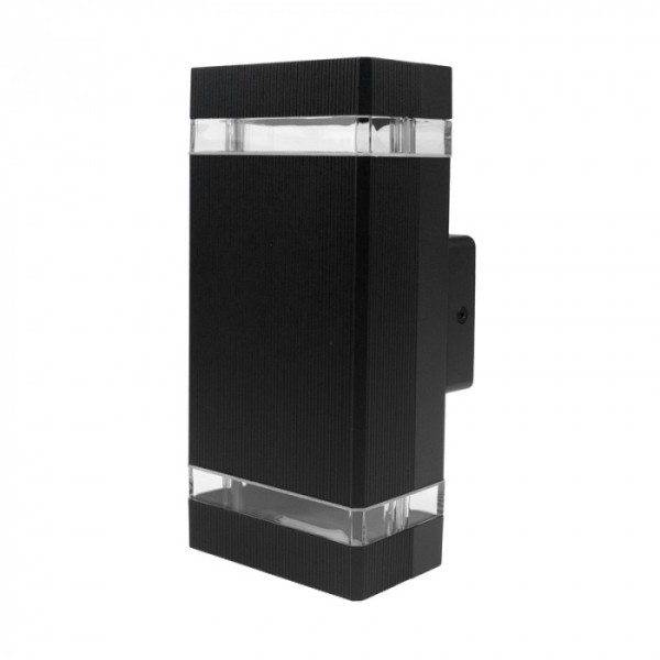 Kinkiet zewnętrzny czarny Kinkiety 2xGU10x35W IP54 Ecolight 1016715