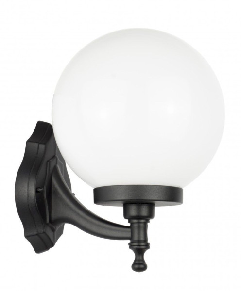 Kinkiet zewnętrzny czarny KULE 1xE27x60W IP43 SU-MA 896929