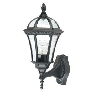 Kinkiet zewnętrzny czarny Ledbury 1xE27x60W IP44 Garden Zone 898860 Kinkiet zewnętrzny czarny Ledbury 1xE27x60W IP44 Garden Zone 898860